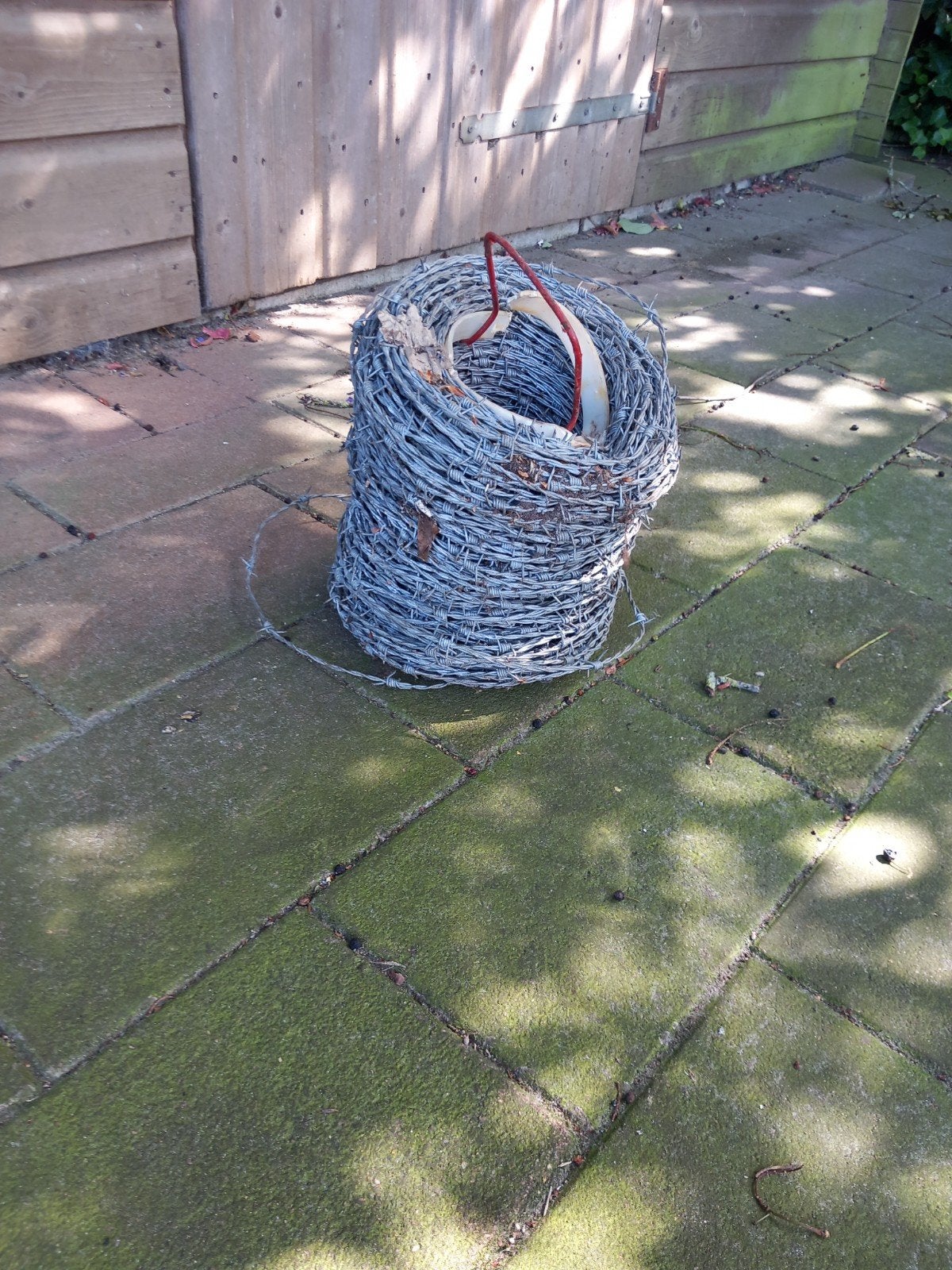 Rol prikkeldraad, Ophalen of Verzenden, Gebruikt, 20 meter of meer, Prikkeldraad