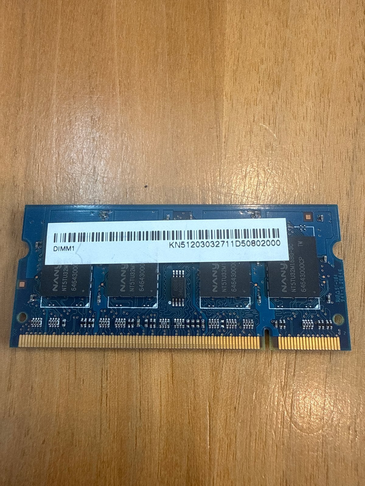 2 x NANY DDR2 RAM Geheugenmodule - 2GB voor Laptop, Gebruikt, Ophalen of Verzenden, DDR2, 2 GB