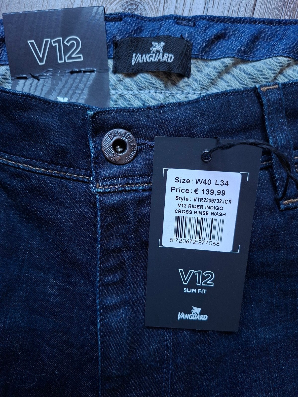 VANGUARD V12 slimfit jeans W40 L34 3 voor €149,95, Blauw, Nieuw, Ophalen of Verzenden, Vanguard