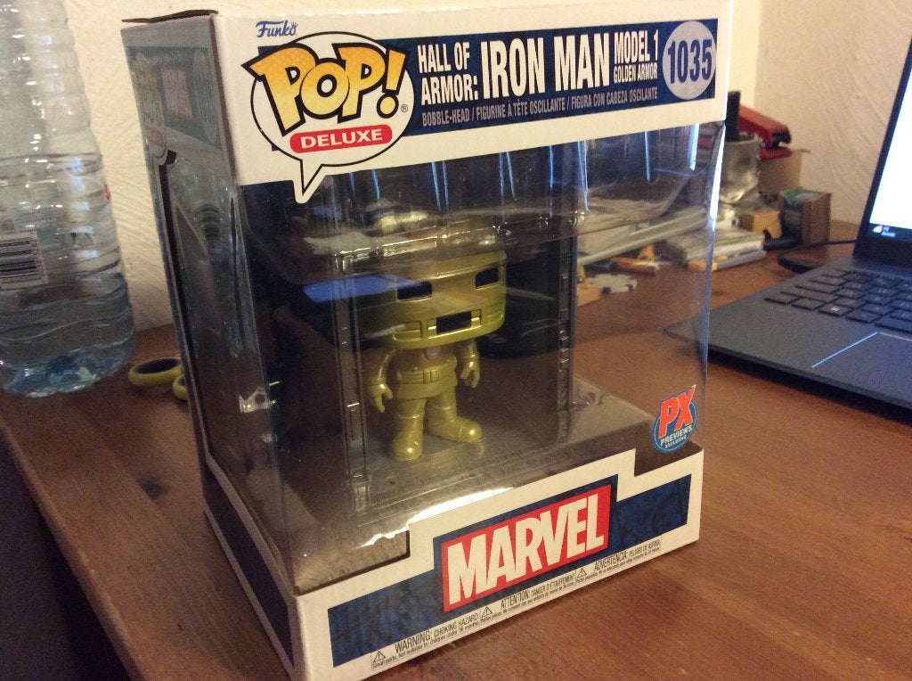 Funko Pop Iron man model 1 golden armor 1035. Nieuw, Ophalen of Verzenden, Nieuw