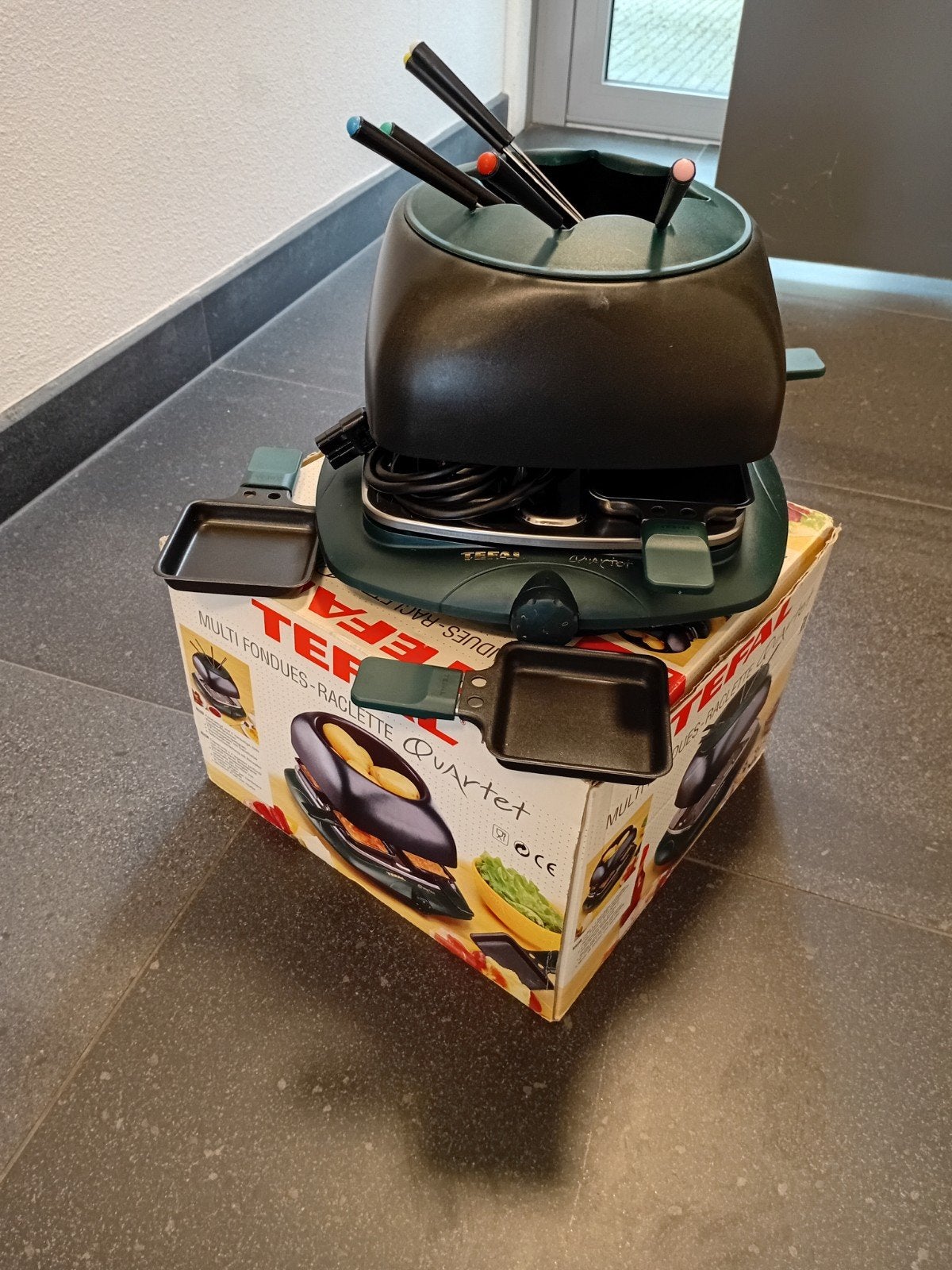 Tefal Multi Fondue Raclette Quartett - Zo goed als nieuw, Ophalen of Verzenden, Zo goed als nieuw