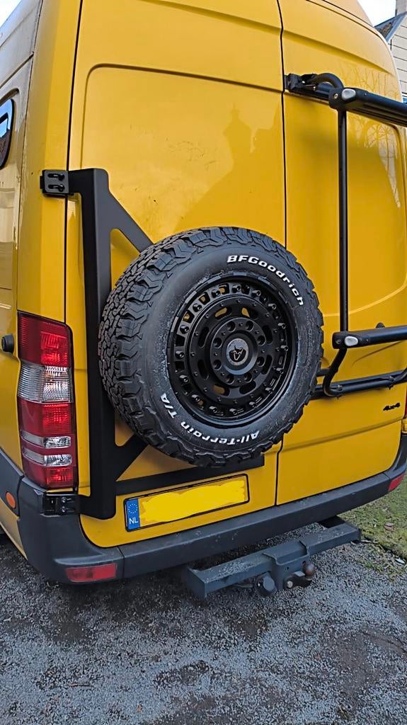 Wieldrager Mercedes Reservewiel Camper Overland expeditie, Caravans en Kamperen, Ophalen of Verzenden, Nieuw