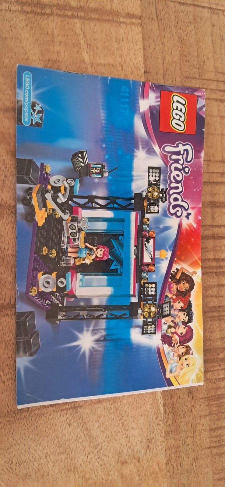 Lego Friends Popster Showpodium 41105 compleet met boekje, Lego, Ophalen of Verzenden, Zo goed als nieuw, Complete set