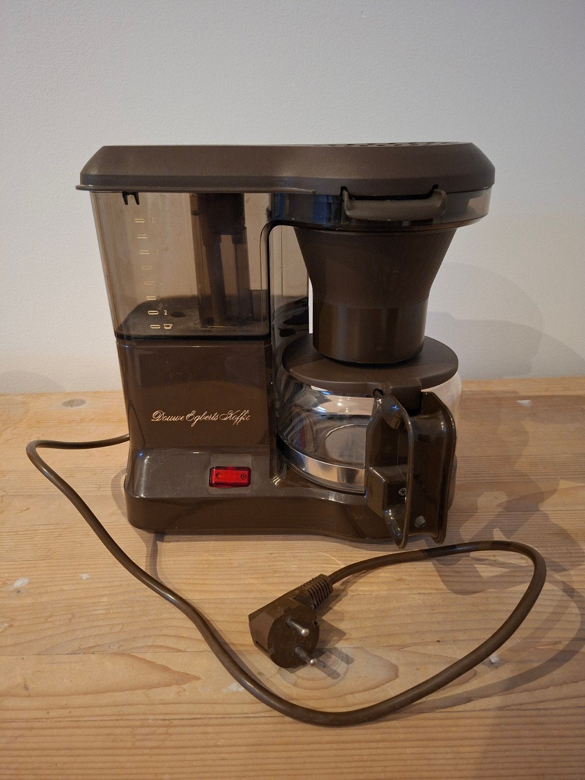 douwe egberts koffiezetapparaat bruin retro, Witgoed en Apparatuur, Gebruikt, Koffiemachine, Gemalen koffie, Ophalen of Verzenden
