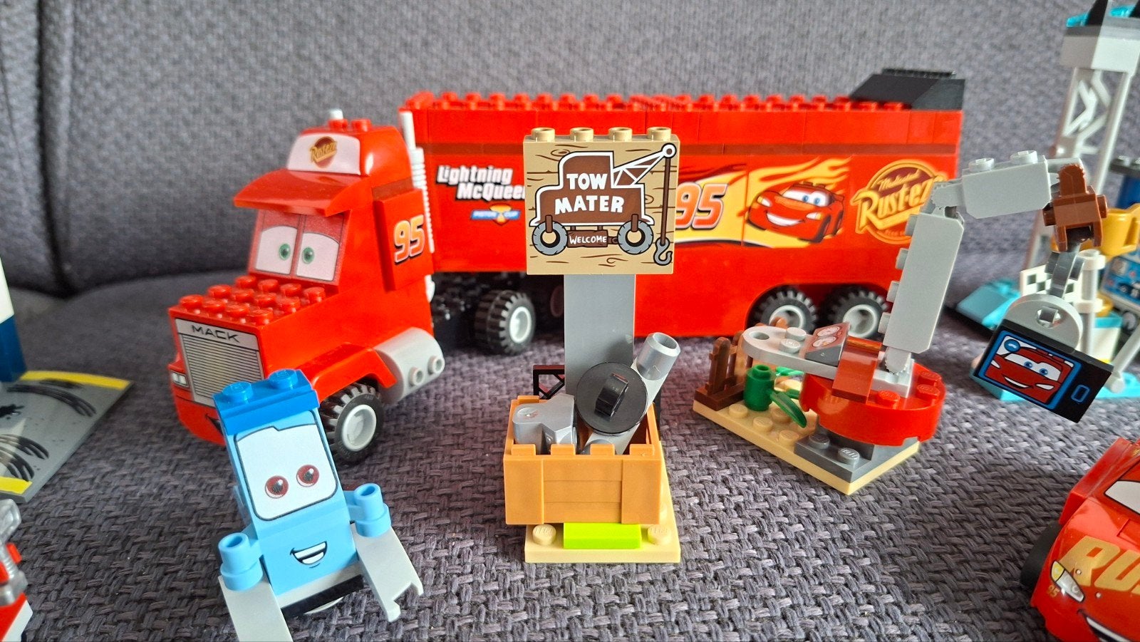 LEGO Juniors Cars 3 sets (10745, 10743, 10733) compleet, Ophalen, Zo goed als nieuw