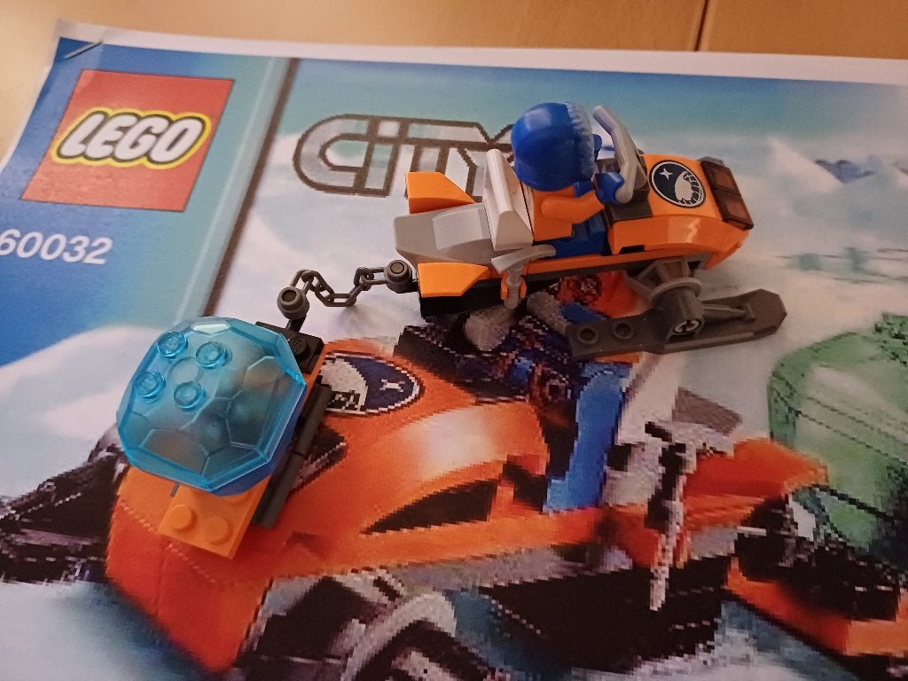Lego arctic sneeuwscooter setnummer 60032, Compleet, Lego, Ophalen of Verzenden, Complete set