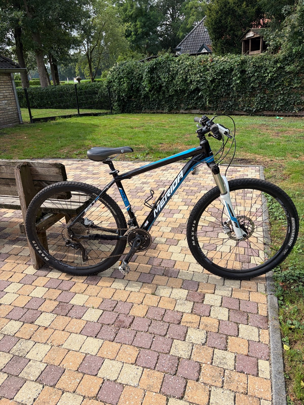 Merida Mountainbike - Zwart/Blauw - Goede staat, Gebruikt, Hardtail, Heren, Merida