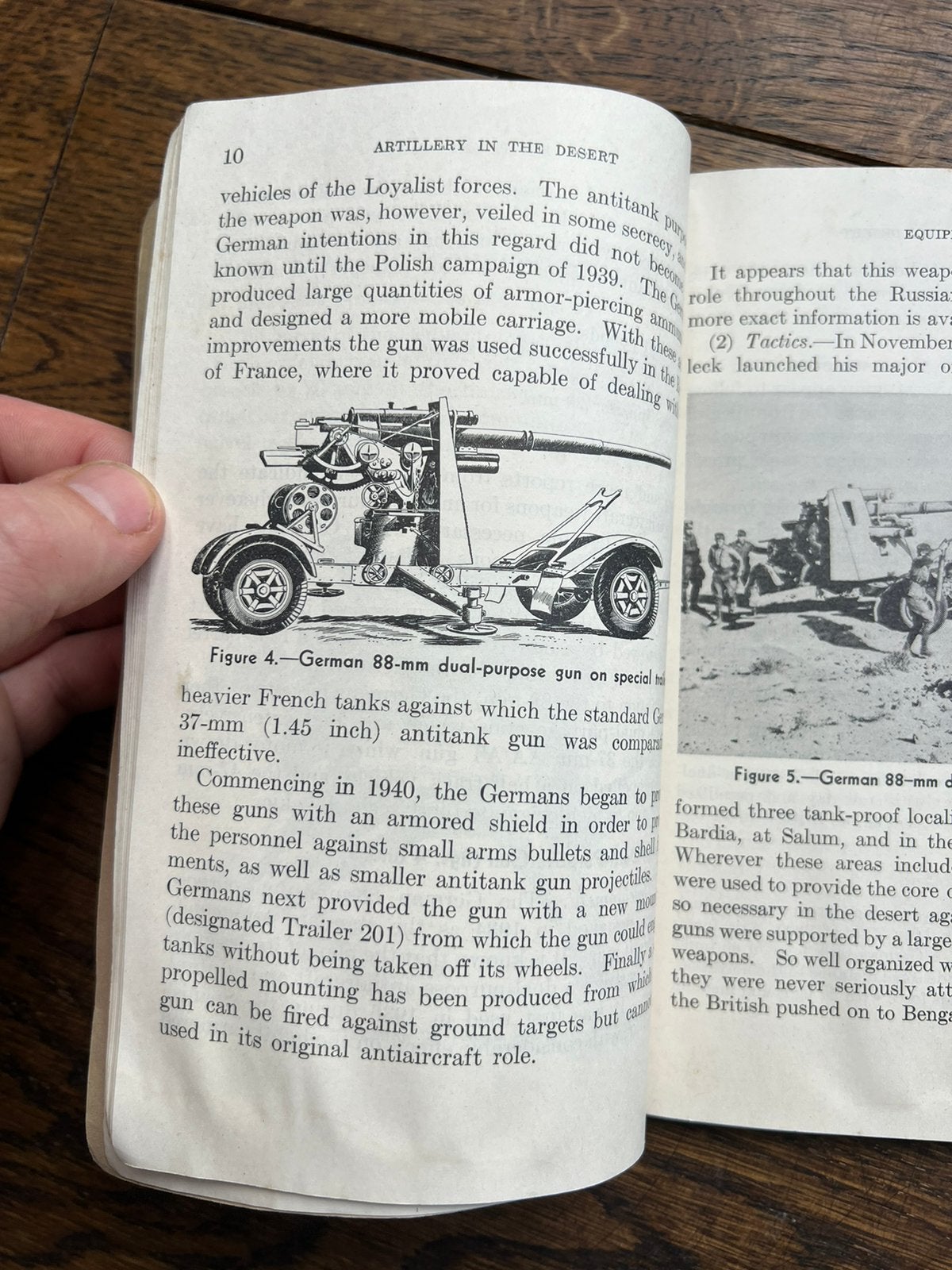 WO2 Amerikaans Mil Intel rapport artillerie in woestijn flak, Verzamelen, Militaria | Tweede Wereldoorlog, Amerika, Verzenden