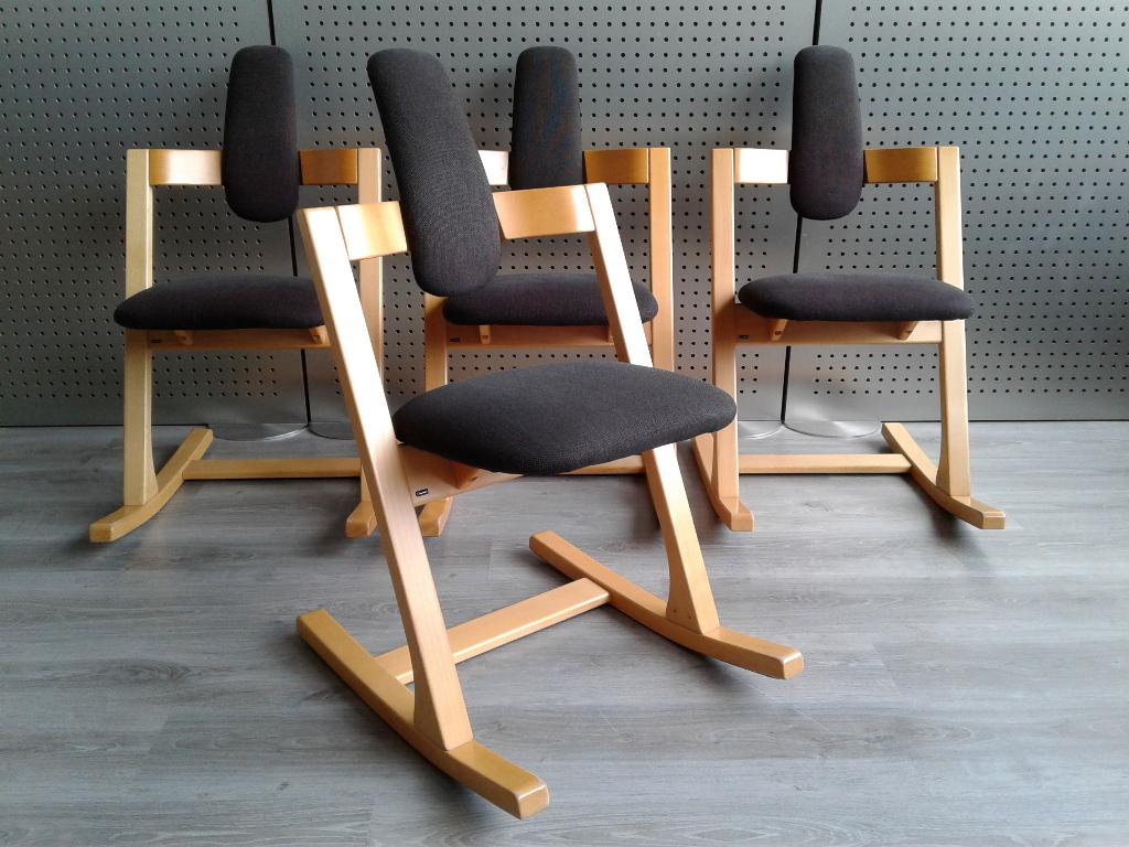 Set van 4x Stokke (Variér) Pendulum (Bruin), Zeer Goed!, Gebruikt, Bruin, Ophalen of Verzenden, Overige materialen