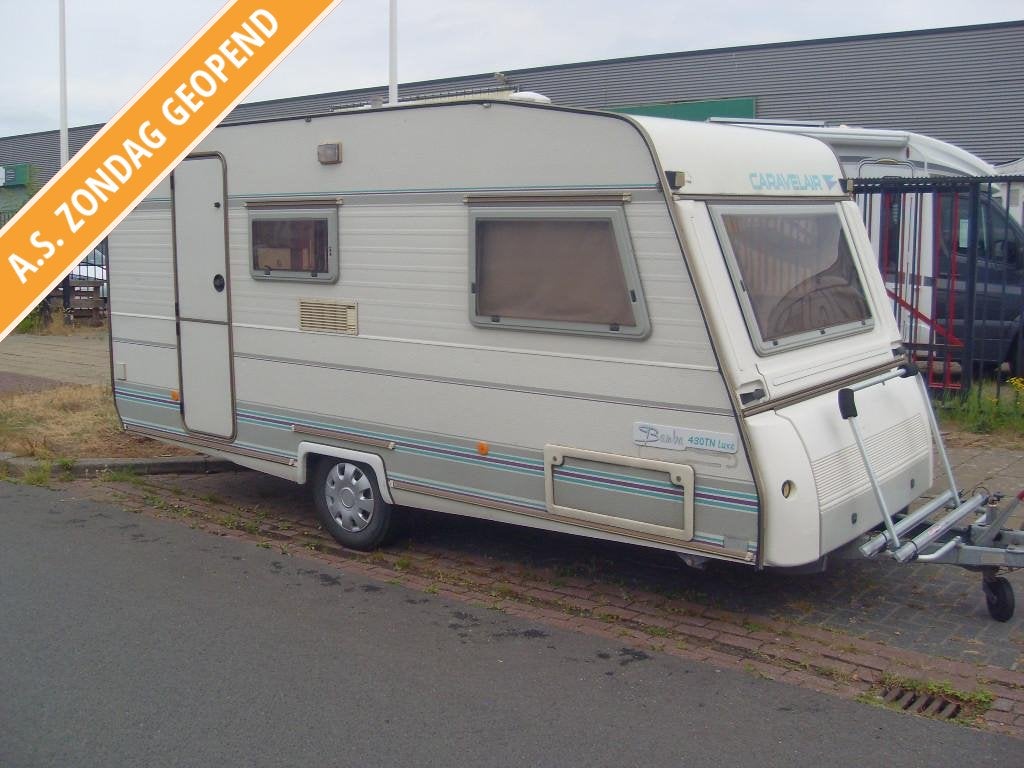 Caravelair Bamba de Luxe 420 TN, Caravans en Kamperen, Caravans, Bedrijf, Treinzit, 750 - 1000 kg, 4 tot 5 meter