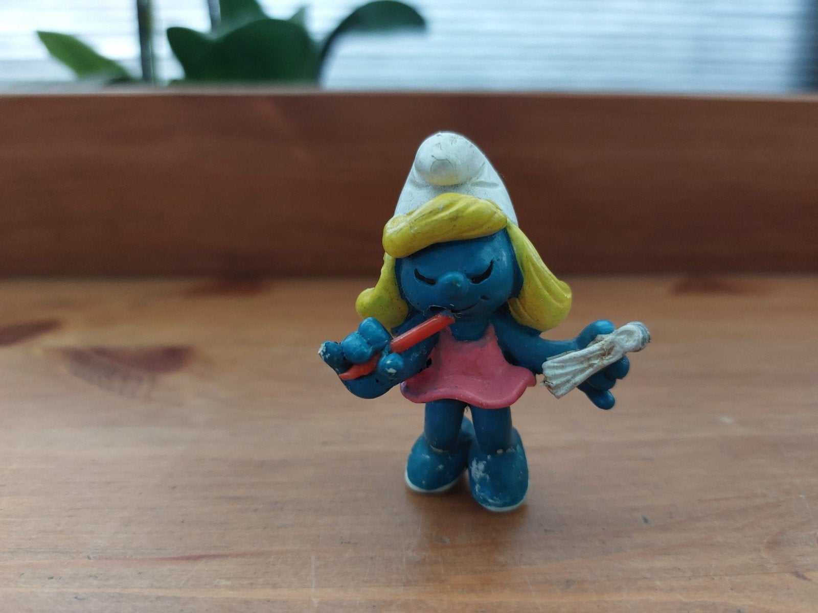 Secretaresse smurfin 20140 De Smurfen *, Ophalen of Verzenden