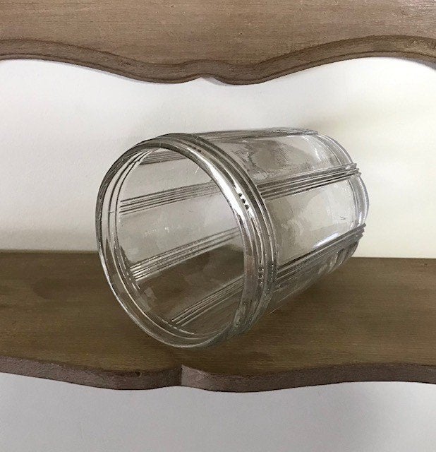 Antieke Franse jampot confiture pot groot model, Ophalen of Verzenden