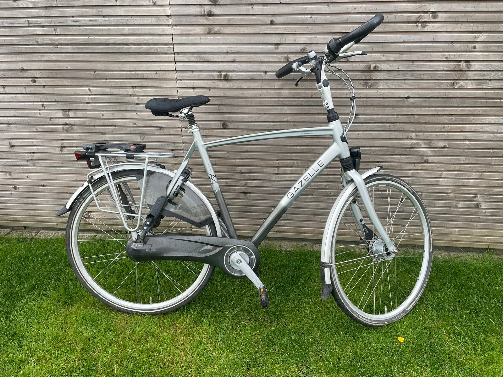 Herenfiets Gazelle Chamonix, frame maat 61, Ophalen, Gebruikt, 61 tot 65 cm, Schijfrem