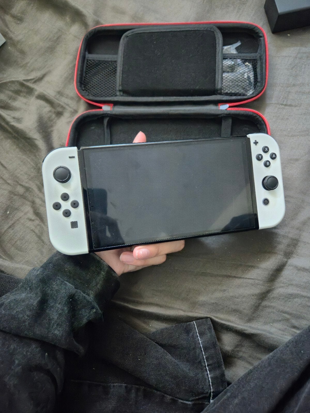 Nintendo Switch OLED Wit - Zo goed als nieuw, Spelcomputers en Games, Ophalen, Zo goed als nieuw, Met 2 controllers, Switch OLED