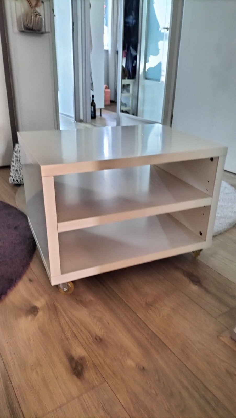 Tv audio kastje op wieltjes van Ikea ODDA, Ophalen, Gebruikt, 50 tot 100 cm, Minder dan 100 cm