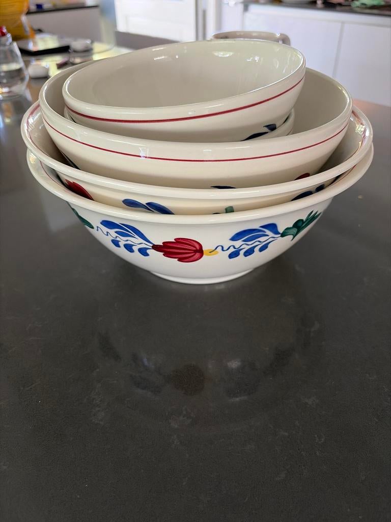 Boerenbont schalen, Huis en Inrichting, Keuken | Servies, Ophalen of Verzenden, Aardewerk, Boerenbont, Schaal of Schalen