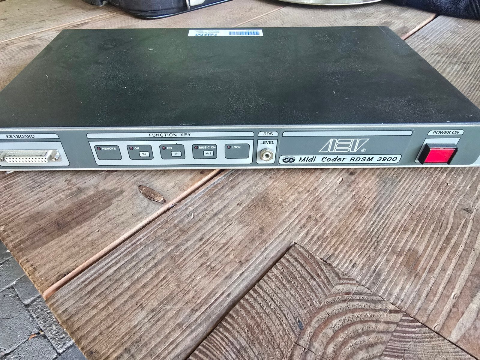AEV RDSM 3900 RDS Encoder met handleiding, Telecommunicatie, Ophalen of Verzenden, Gebruikt