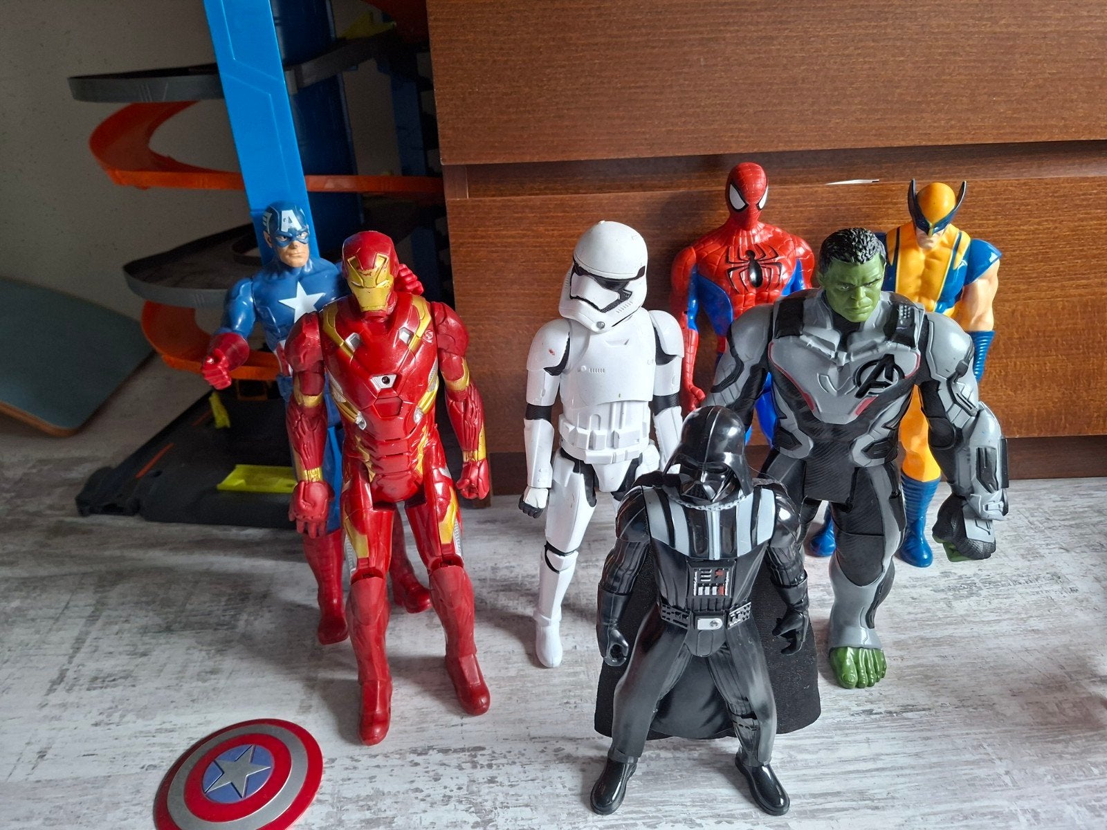 Marvel & Star Wars Actiefiguren Set - 7 Stuks, Ophalen of Verzenden, Gebruikt