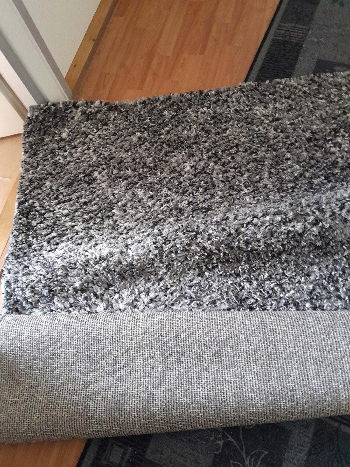 vloerkleed  maat 120x170 zwart grijs, Ophalen, Zo goed als nieuw, Zwart, Tapijt