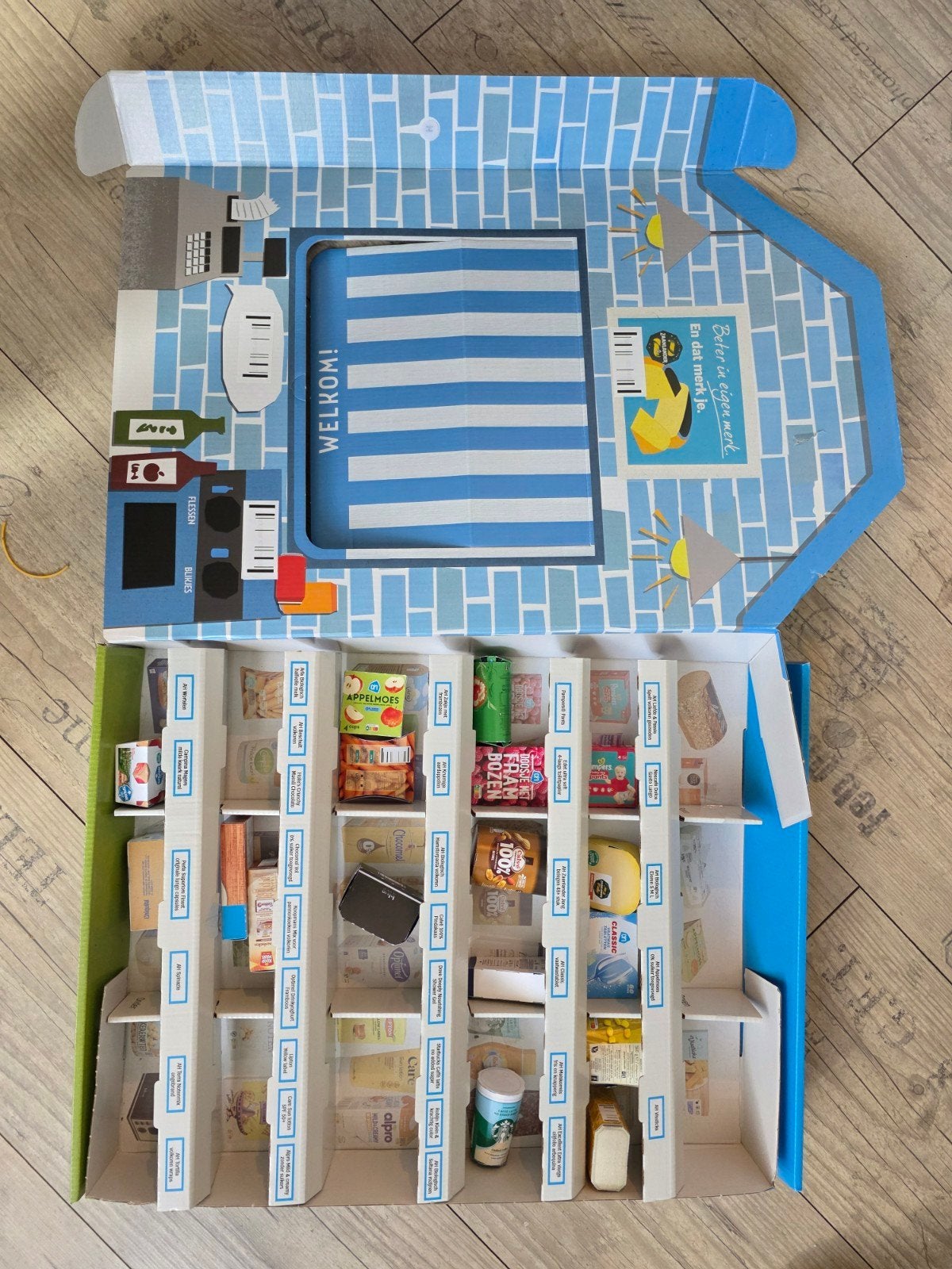 Albert Heijn Mini Supermarkt met boodschappen, Ophalen, Gebruikt, Jongen of Meisje