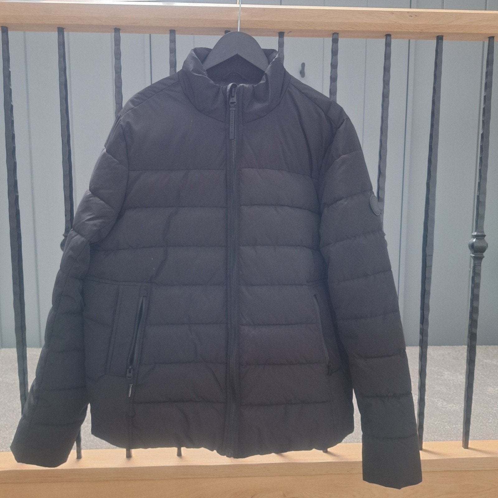 winterjas heren xl, Ophalen of Verzenden, Zo goed als nieuw, Maat 56/58 (XL), Zwart
