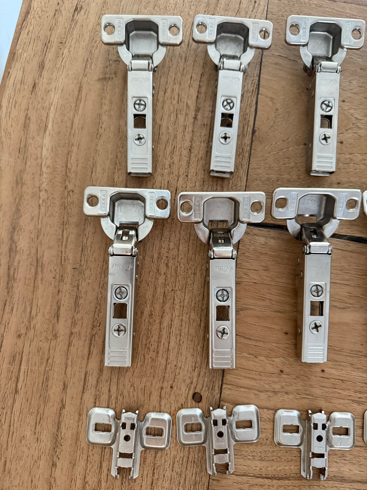 Ikea scharnieren 14 stuks, Ophalen of Verzenden, Gebruikt, Minder dan 50 mm, Overige typen