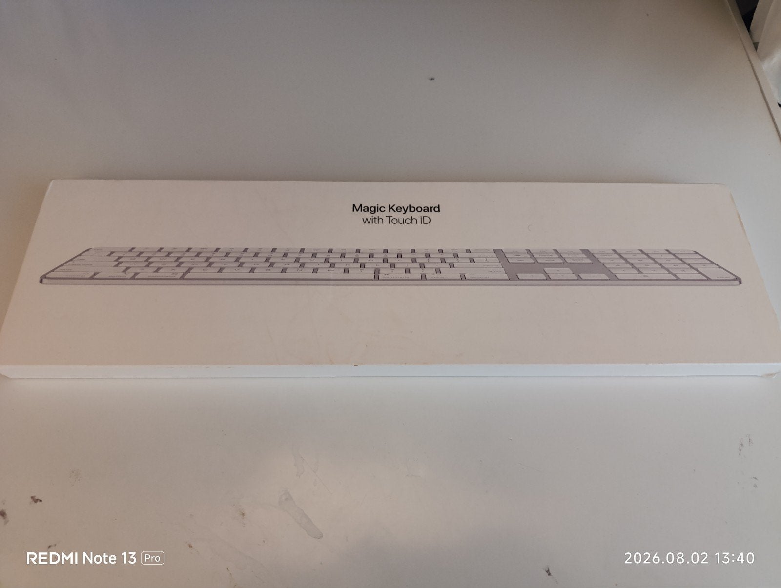 Apple Magic Keyboard met Touch ID & Numeriek Toetsenbord, Computers en Software, Toetsenborden, Nieuw, Numeriek, Ophalen of Verzenden