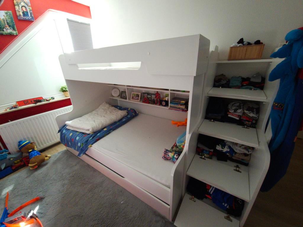 ***Zware kwaliteit multifunctioneel kinder stapelbed***, Kinderen en Baby's, Kinderkamer | Stapelbedden en Hoogslapers, Ophalen