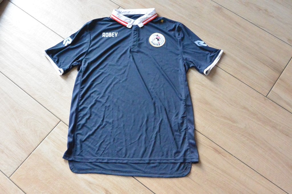 Donkerblauw poloshirt Sparta Rotterdam - maat XL, Maat XL, Ophalen of Verzenden, Zo goed als nieuw, Shirt