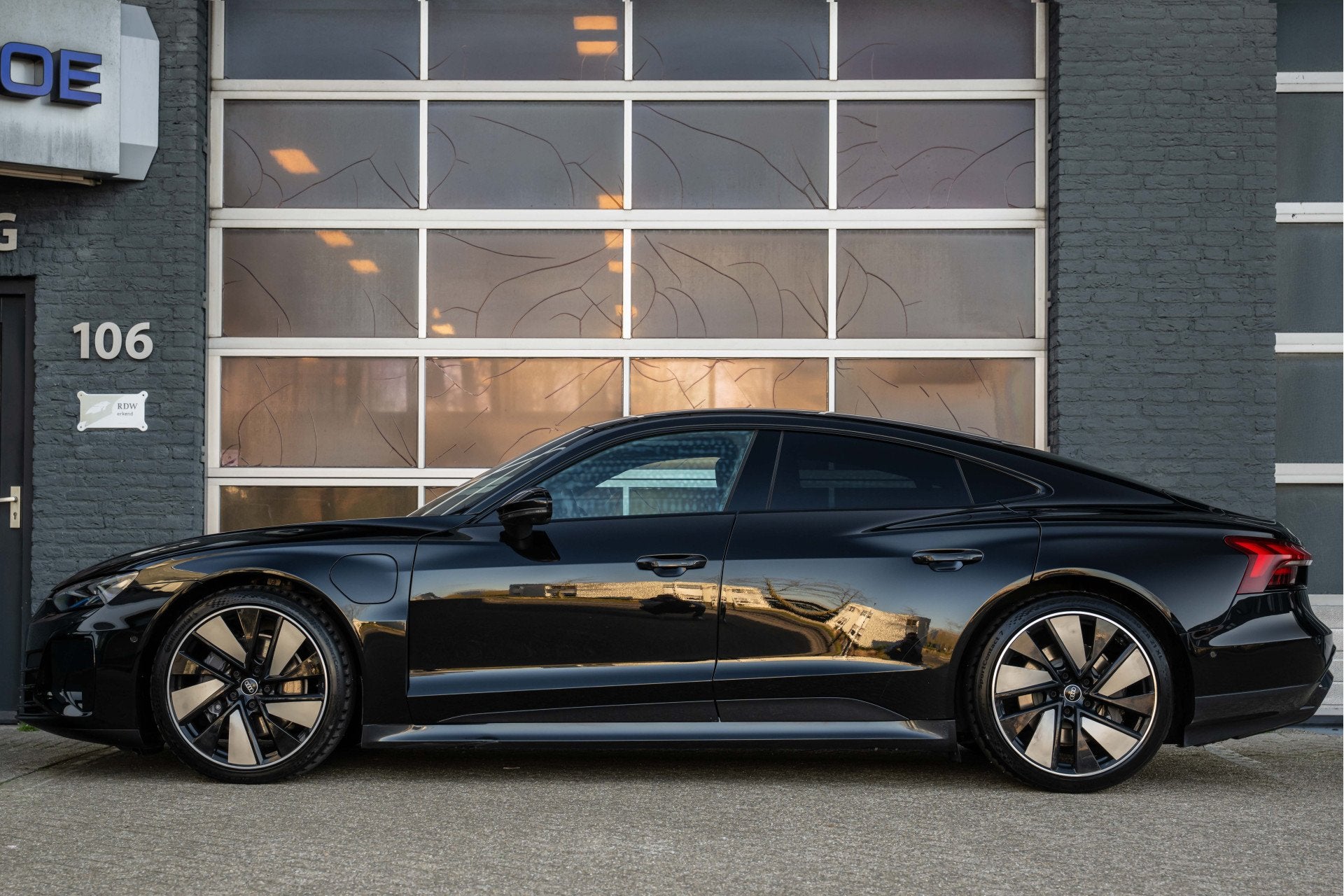 Audi e-tron GT GT edition ZERO 93 kWh Pano, Head-Up, Leder,, Auto's, Audi, Automaat, Gebruikt, Zwart, Zwart