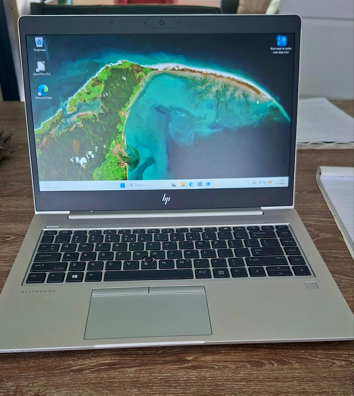 HP EliteBook 745 G6 met Windows 11 pro, Ophalen, 14 inch, 4 GB of minder, Zo goed als nieuw