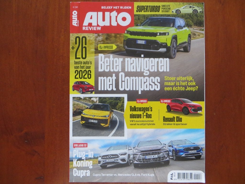 Auto Review 1 2026 Volkswagen T-Roc, Renault Clio, BMW M3, Boeken, Ophalen of Verzenden, Nieuw, Volkswagen