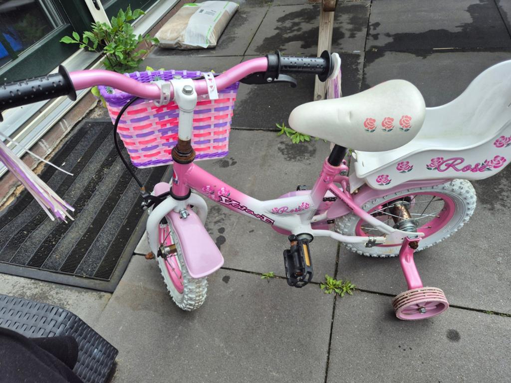 Volare Rose Kinderfiets - Meisjes - 14 inch, Fietsen en Brommers, Fietsen | Kinderfietsjes, Ophalen, Gebruikt, Minder dan 16 inch