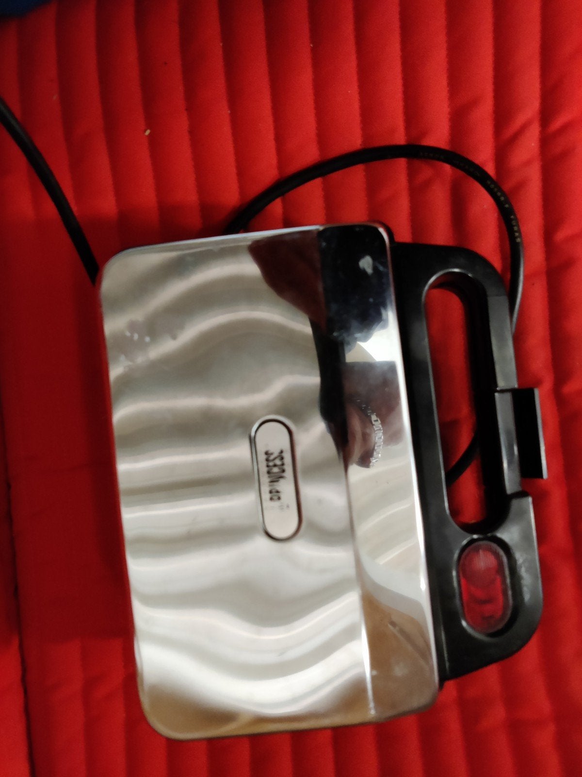 Princess tosti ijzer Compact en Stijlvol, Witgoed en Apparatuur, Broodroosters, Ophalen of Verzenden, Zo goed als nieuw