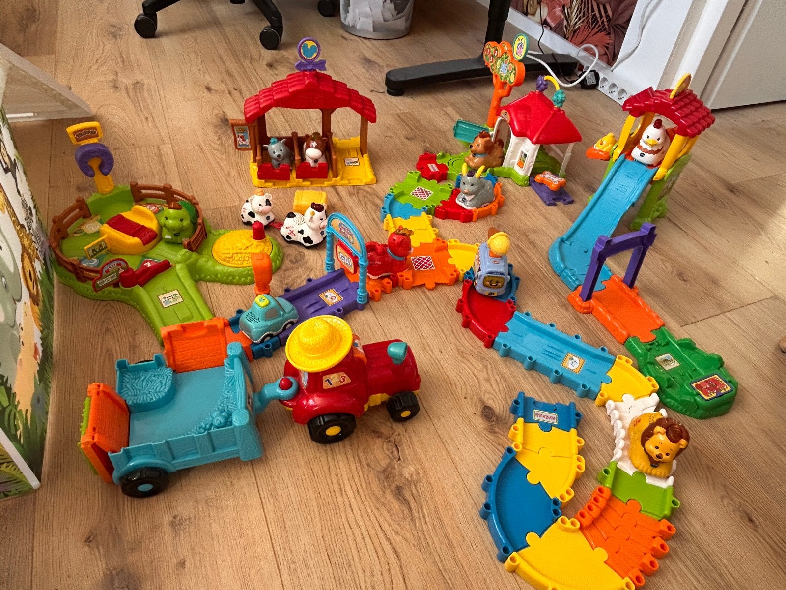 Grote set VTech Toet Toet Auto's en Zoef Zoef Dieren, Ophalen, Gebruikt, Jongen of Meisje