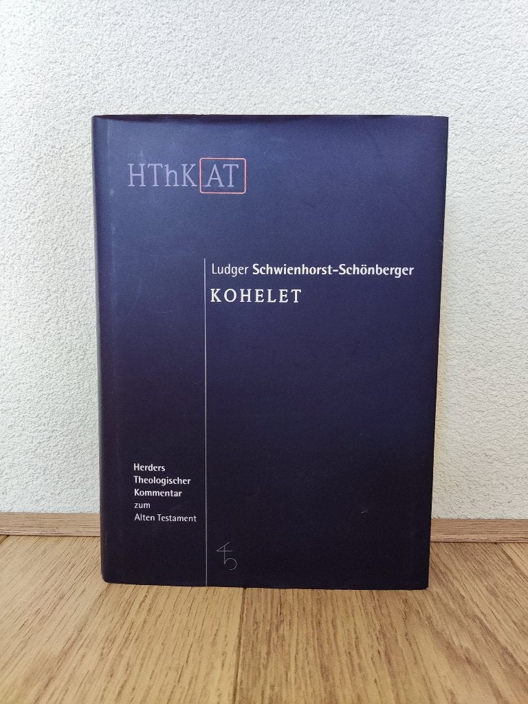 Kohelet. Herders Theologischer Kommentar zum Alten Testament, Ophalen of Verzenden, Zo goed als nieuw, Ludger Schwienhorst-Schönberger