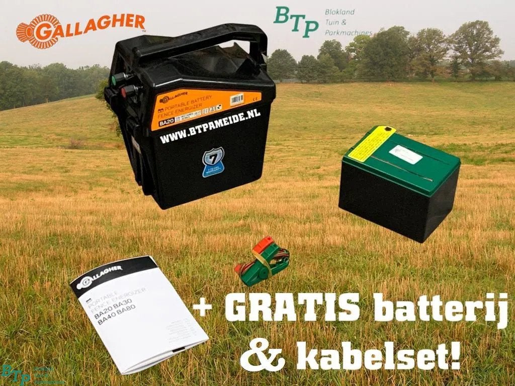 Gallagher schrikdraadapparaat NU INCL. Batterij BA20 NIEUW!, Tuin en Terras, Nieuw, Gallagher