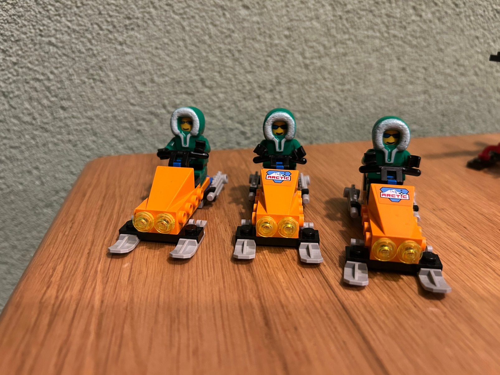 Lego arctic 6626 en 2x 6577 sneeuw scooter  lego town, Ophalen, Zo goed als nieuw