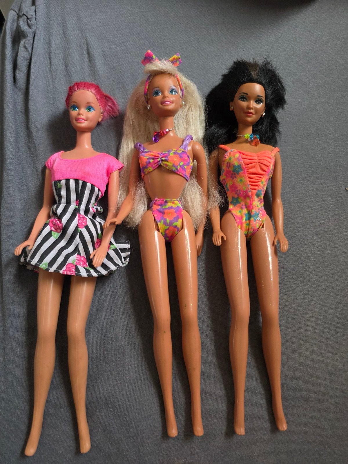 Barbie collectie met accessoires en kleding, Ophalen of Verzenden, Gebruikt, Barbie
