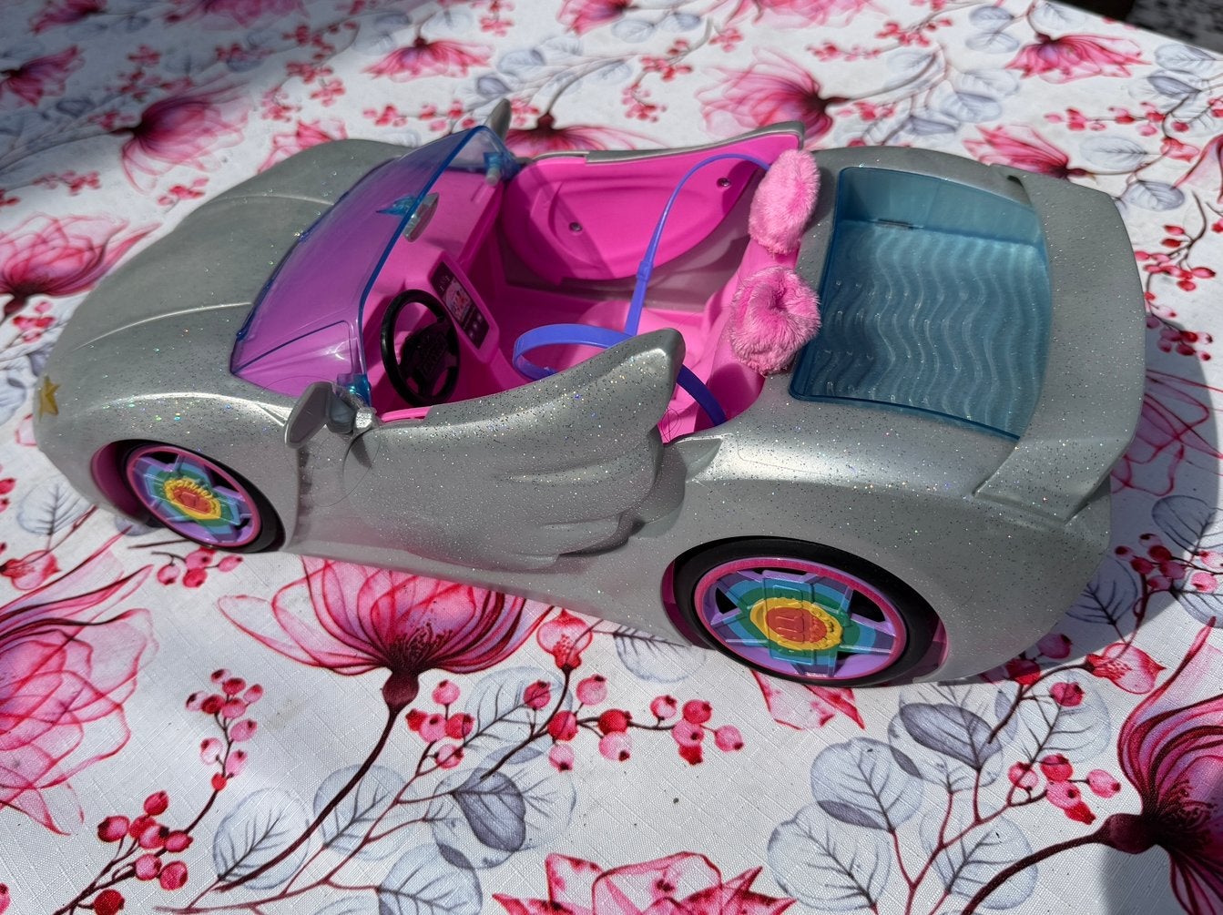 Barbie auto met pop, Ophalen of Verzenden, Zo goed als nieuw, Barbie