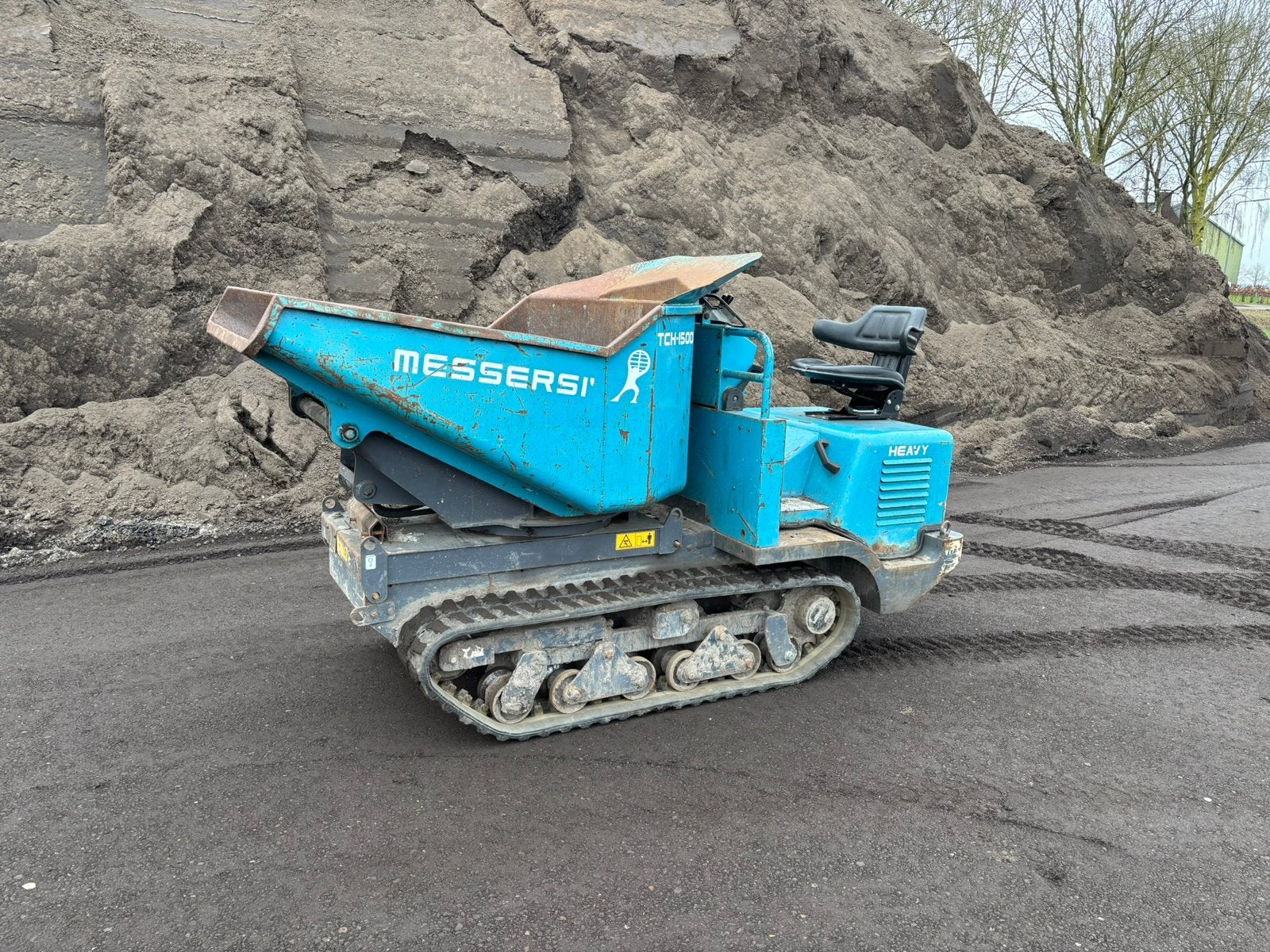 Messersi rupsdumper TCH-15, Zakelijke goederen, Machines en Bouw | Kranen en Graafmachines, Ophalen, Dumper