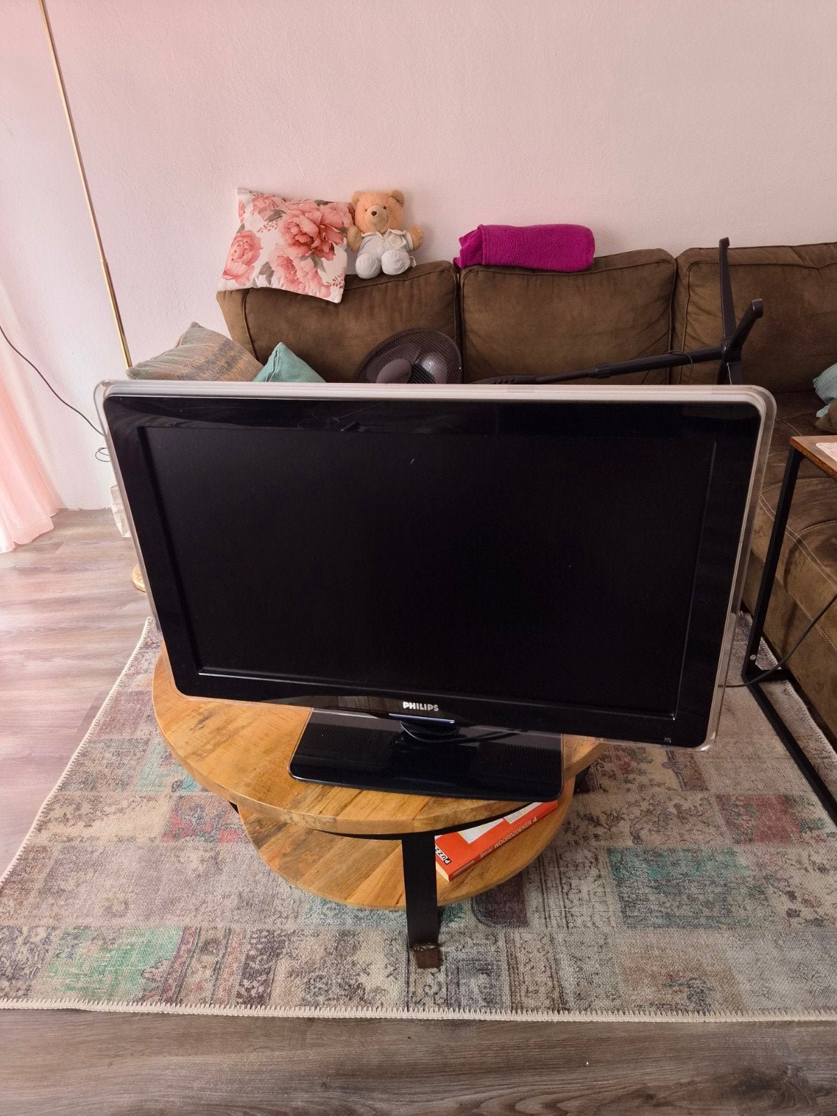 philips lcd ambilight televisie 32 inch/81cm, Ophalen, Philips, Gebruikt, LCD