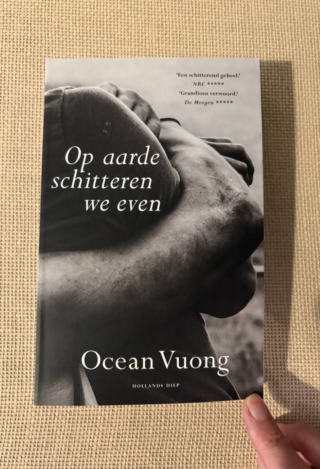 OP AARDE SCHITTEREN WE EVEN  Ocean Vuong, Ophalen of Verzenden, Zo goed als nieuw