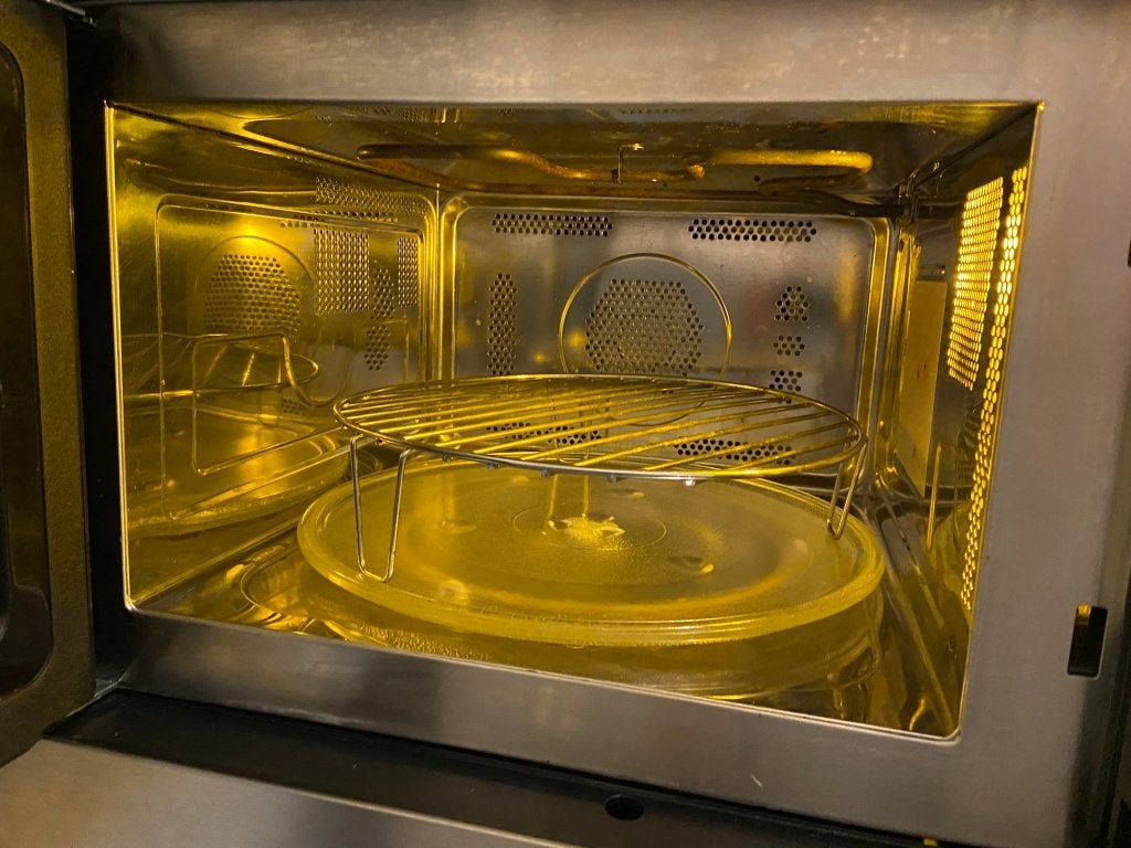 AEG MSB2548C-M, inbouw-combimagnetron met TouchControl., Witgoed en Apparatuur, Magnetrons, Ophalen, Combimagnetron, Grill, Zo goed als nieuw