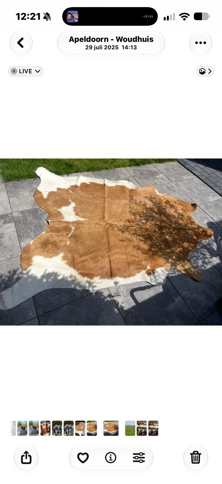 Dierenvel, Ophalen of Verzenden, Zo goed als nieuw, Vierkant, 50 tot 100 cm