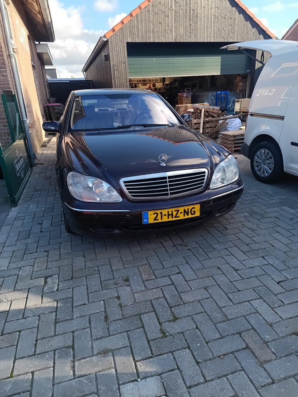 mercedes s430 loop of sloop, Ophalen