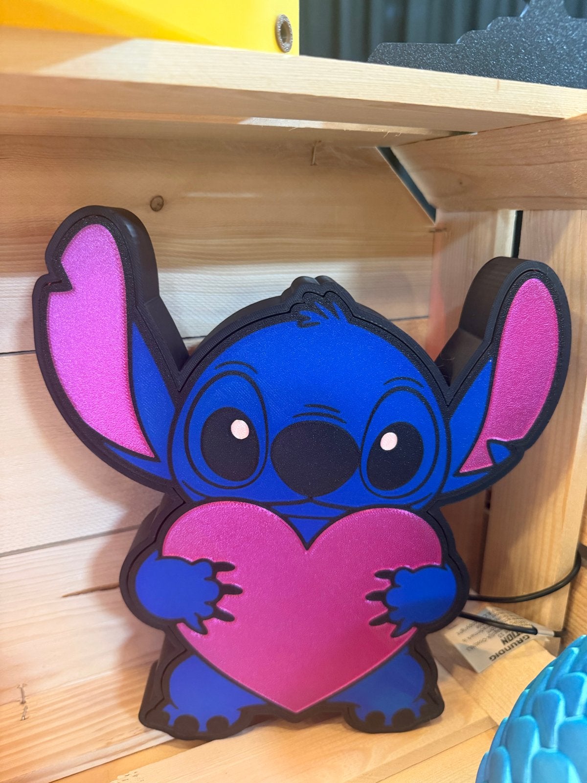 Stitch LED Nachtlampje met Hart - Disney Lilo & Stitch, Ophalen, Meerkleurig, Overige stijlen, Kunststof