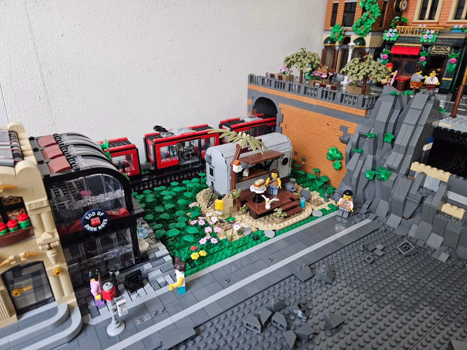 MOC lego city modulair, Kinderen en Baby's, Speelgoed | Duplo en Lego, Ophalen, City, MOC (eigen creatie), Lego