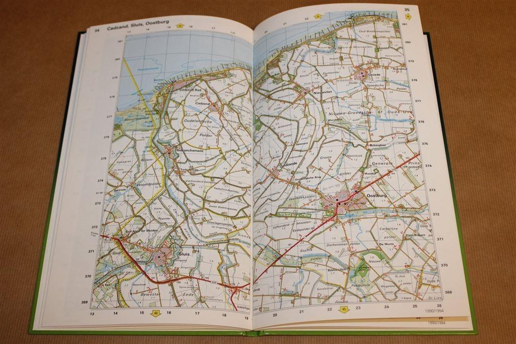 Compact Provincie Atlas — Zeeland 1:50 000 [1997], Ophalen of Verzenden, 1800 tot 2000, Nederland, Landkaart