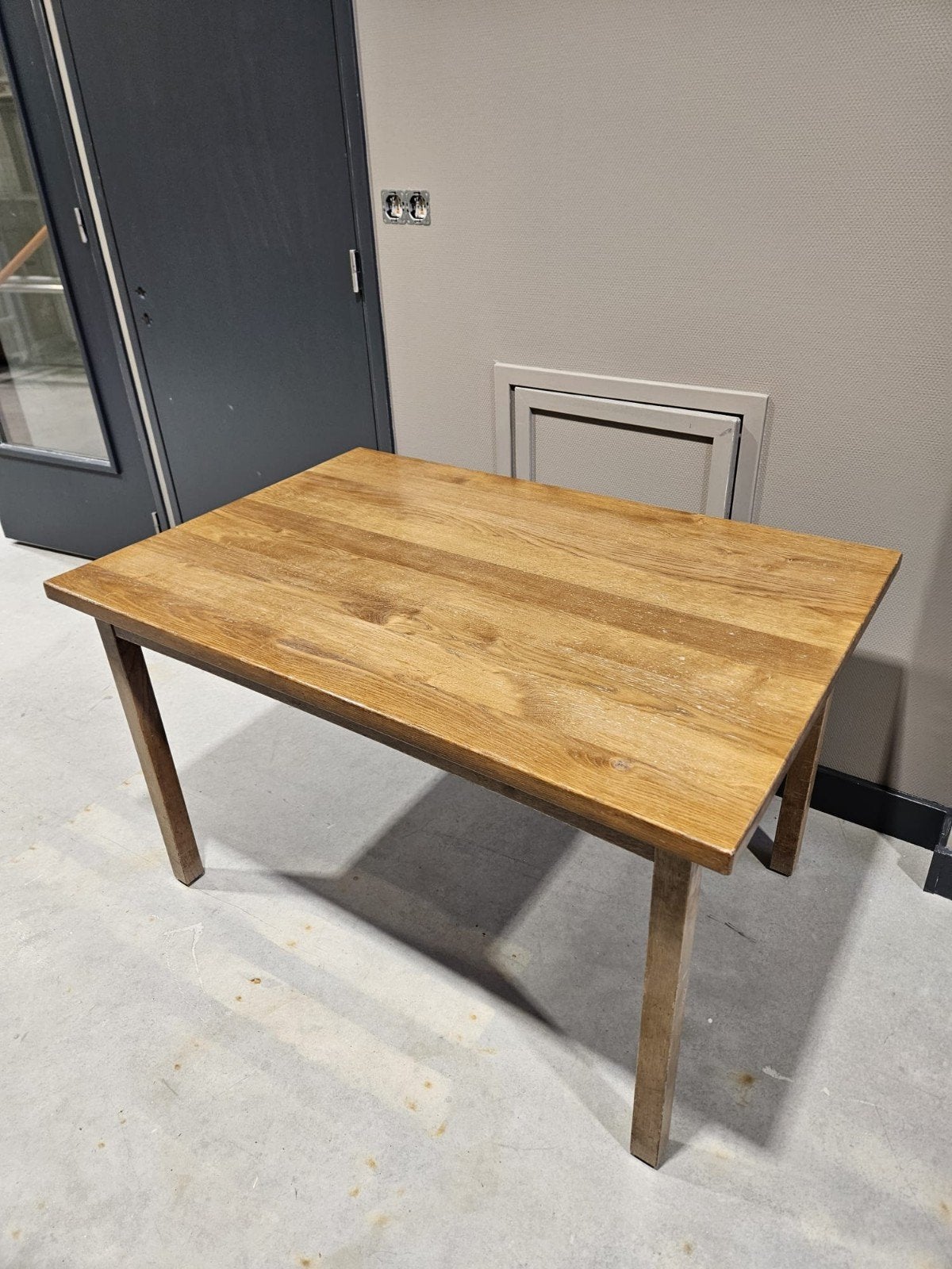 13x massief eiken klooster tafels, Huis en Inrichting, Ophalen, Gebruikt, 100 tot 150 cm, Eikenhout